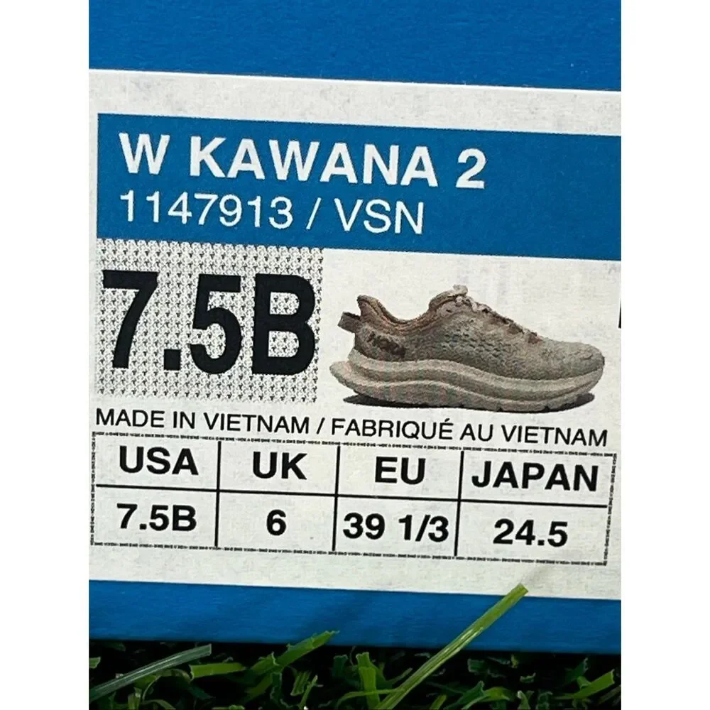 HOKA Kawana 2 Women’s 7.5B Vanilla Shifting Sand Running Shoes New In Box
